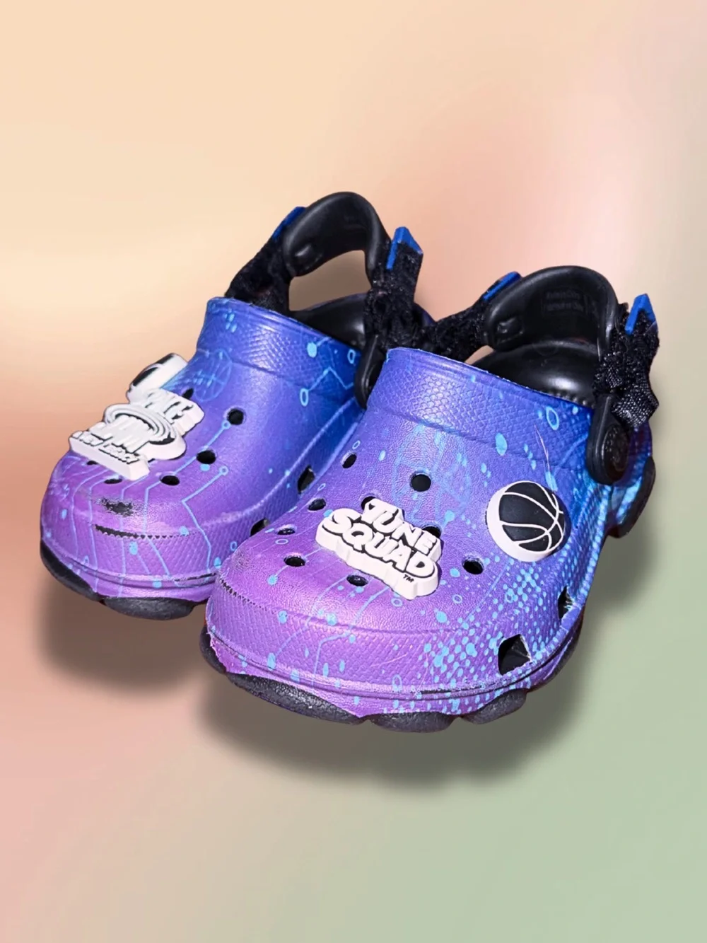 Crocs x Space Jam A New Legacy All-Terrain Clogs Kids C7 Purple Blue